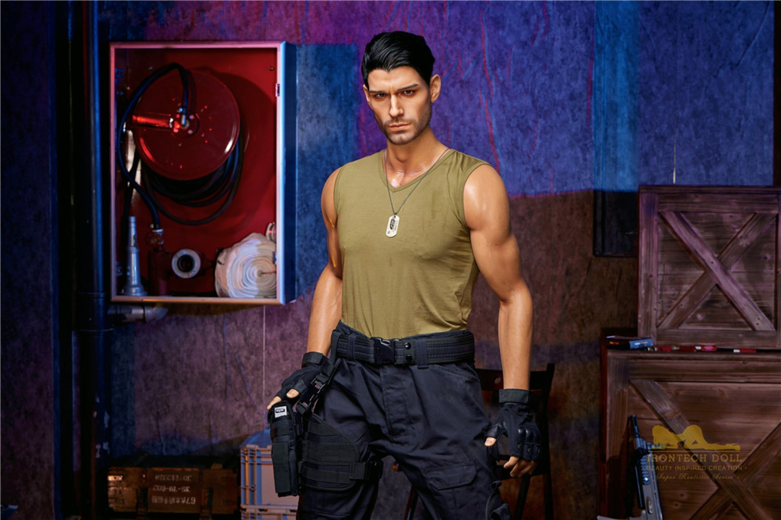 Мъжката секс кукла на Томас (Irontech Doll 176см M5 силикон)