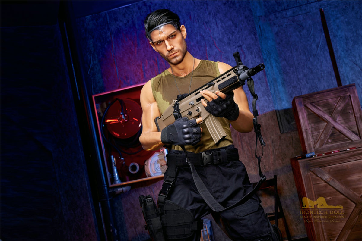 Мъжката секс кукла на Томас (Irontech Doll 176см M5 силикон)