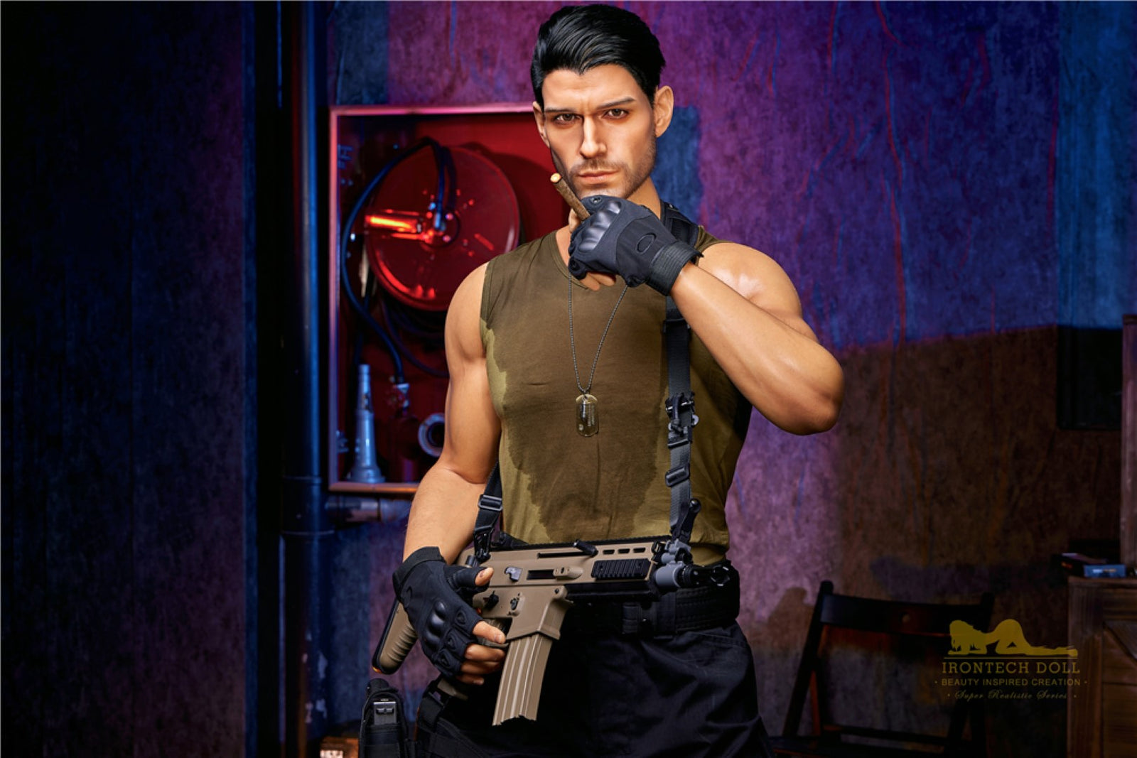 Мъжката секс кукла на Томас (Irontech Doll 176см M5 силикон)