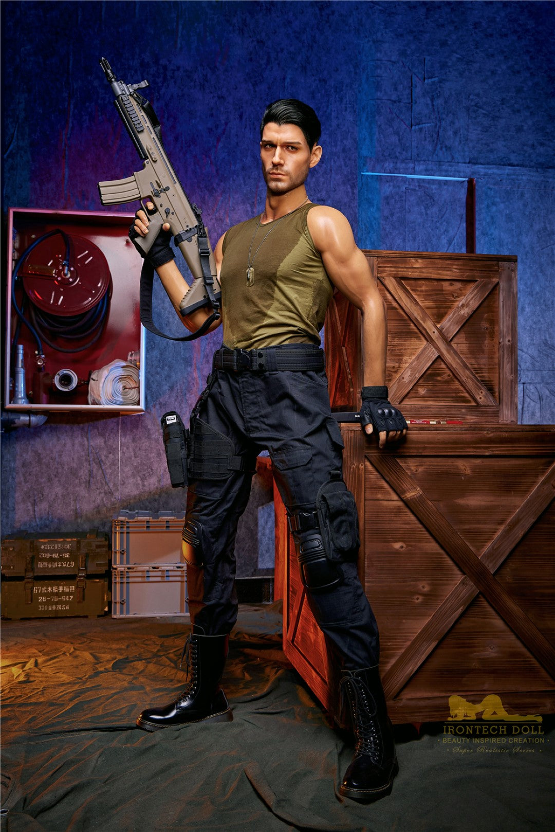 Мъжката секс кукла на Томас (Irontech Doll 176см M5 силикон)