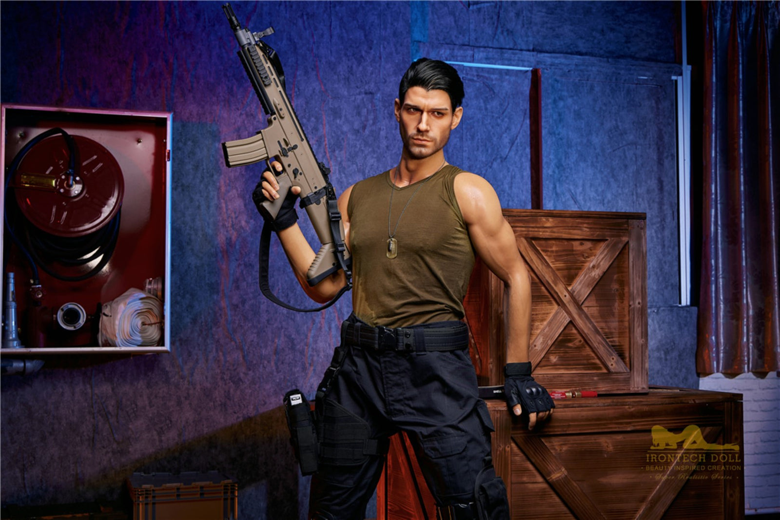 Мъжката секс кукла на Томас (Irontech Doll 176см M5 силикон)