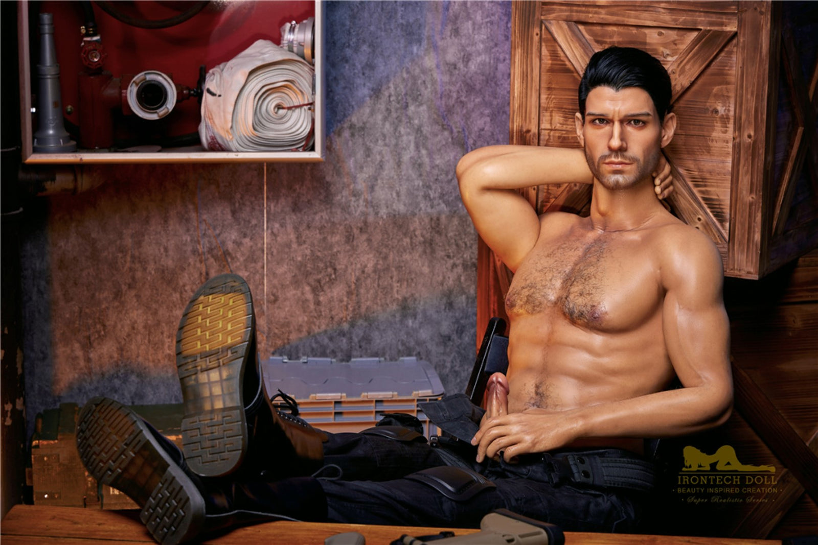 Мъжката секс кукла на Томас (Irontech Doll 176см M5 силикон)