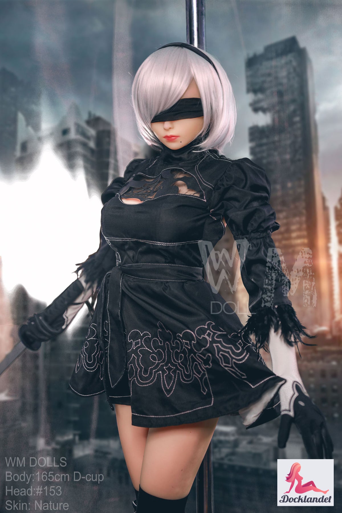 Kukull seksi yorha 2b (WM-Doll 165cm D-Kupa #153 TPE)