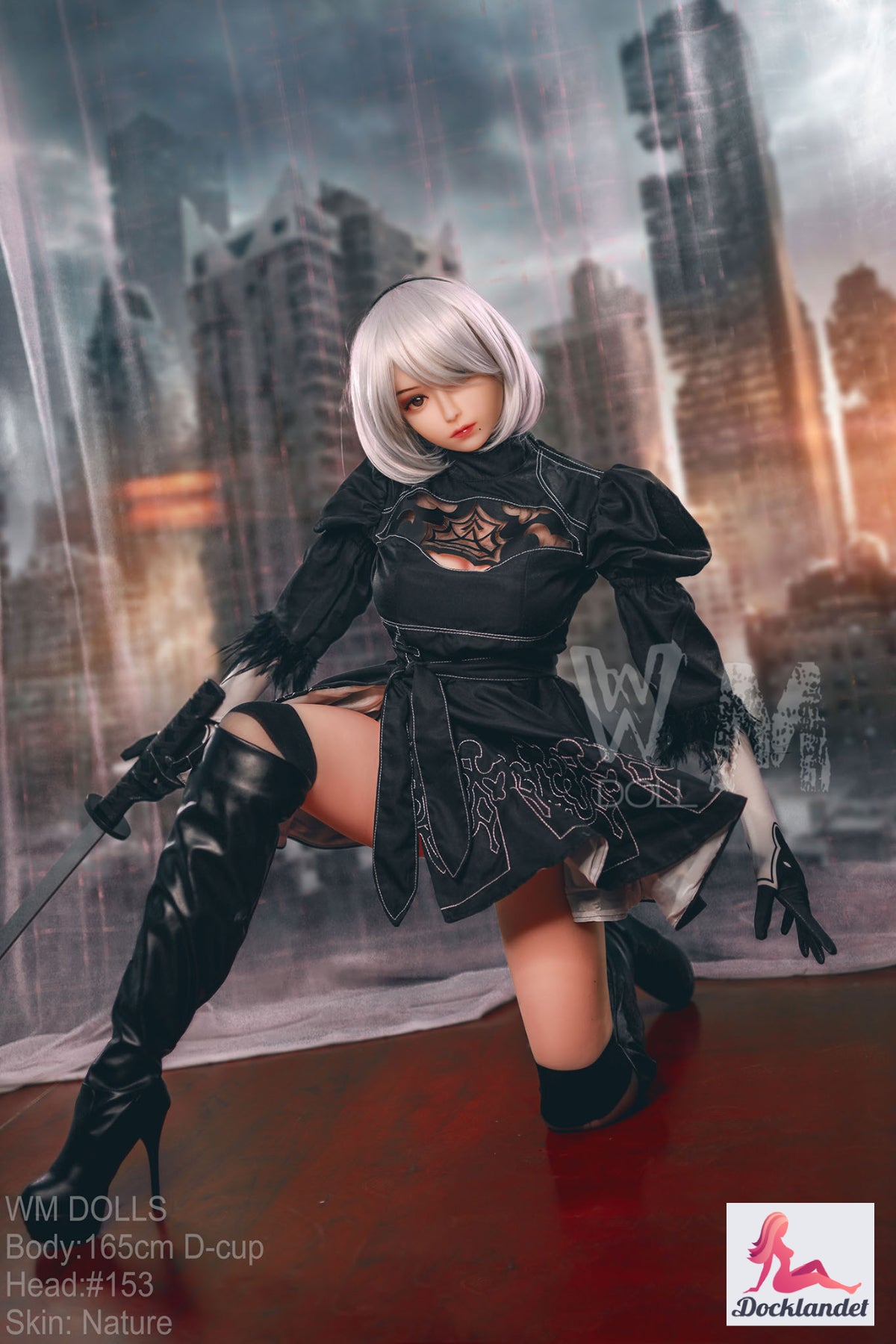 Kukull seksi yorha 2b (WM-Doll 165cm D-Kupa #153 TPE)