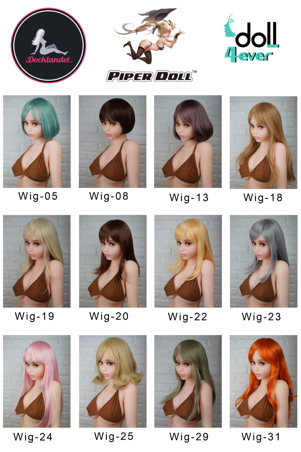 Wig (choose between 94 different)