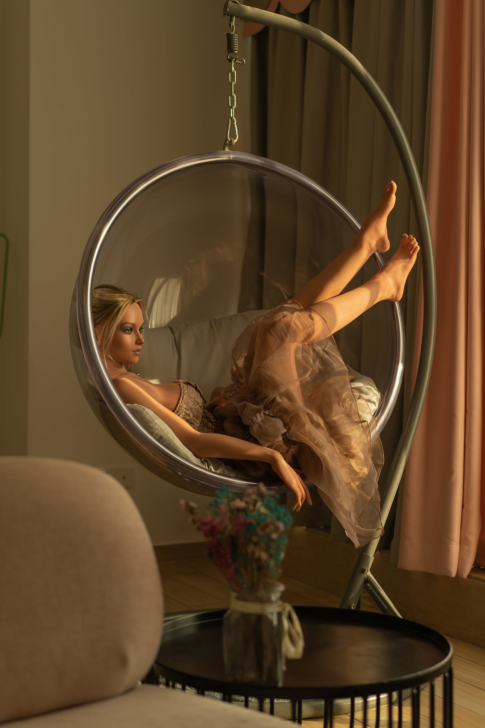 skarlát szex baba (Zelex 170 cm-es C-Cup GE53 szilikon)