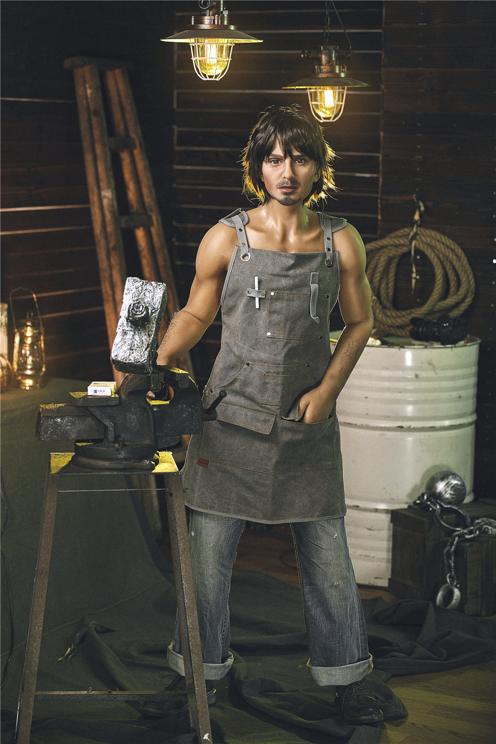 Чоловіча сексуальна лялька Нікола (Irontech Doll 162 см #204 TPE)