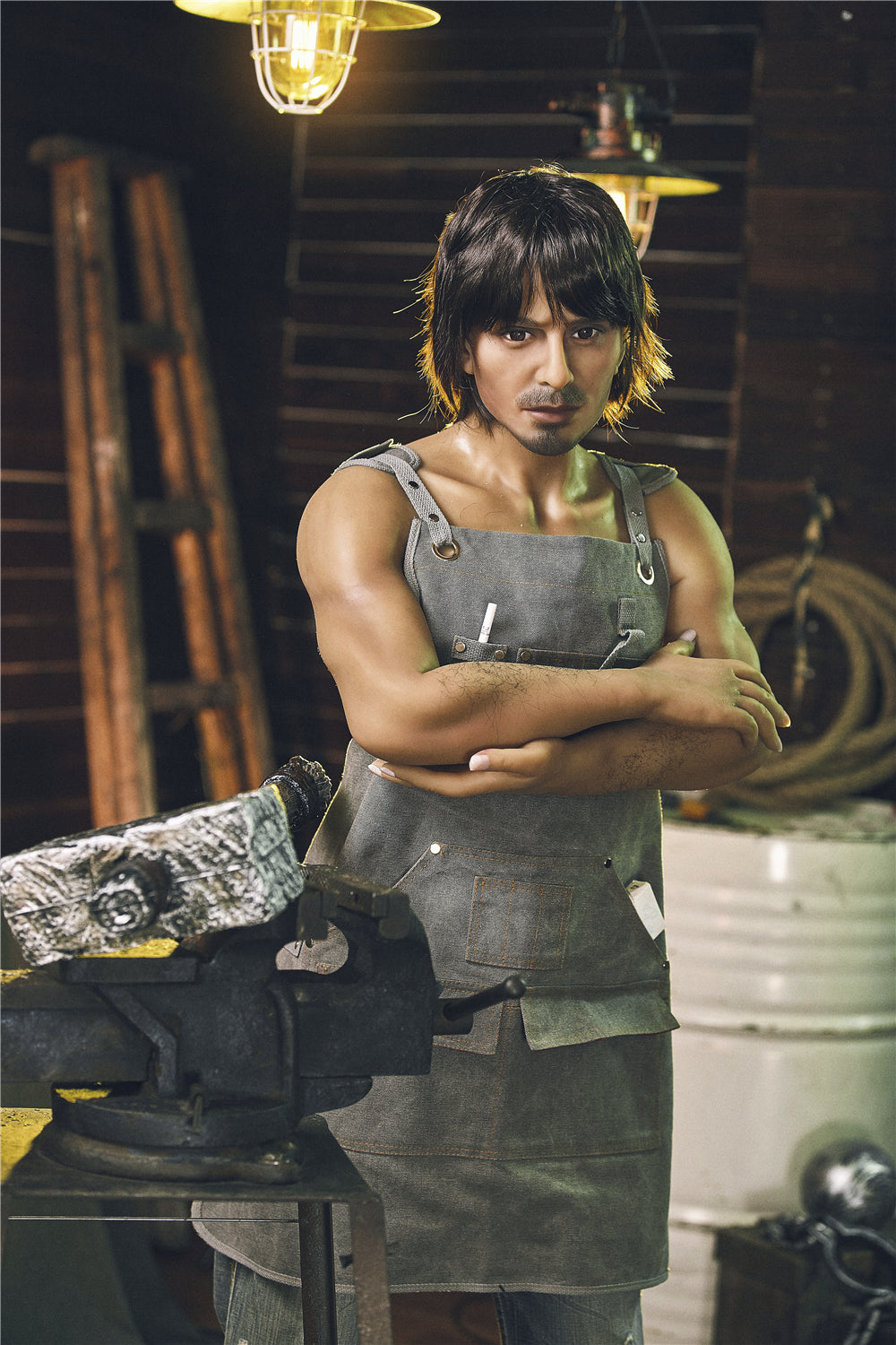 Чоловіча сексуальна лялька Нікола (Irontech Doll 162 см #204 TPE)