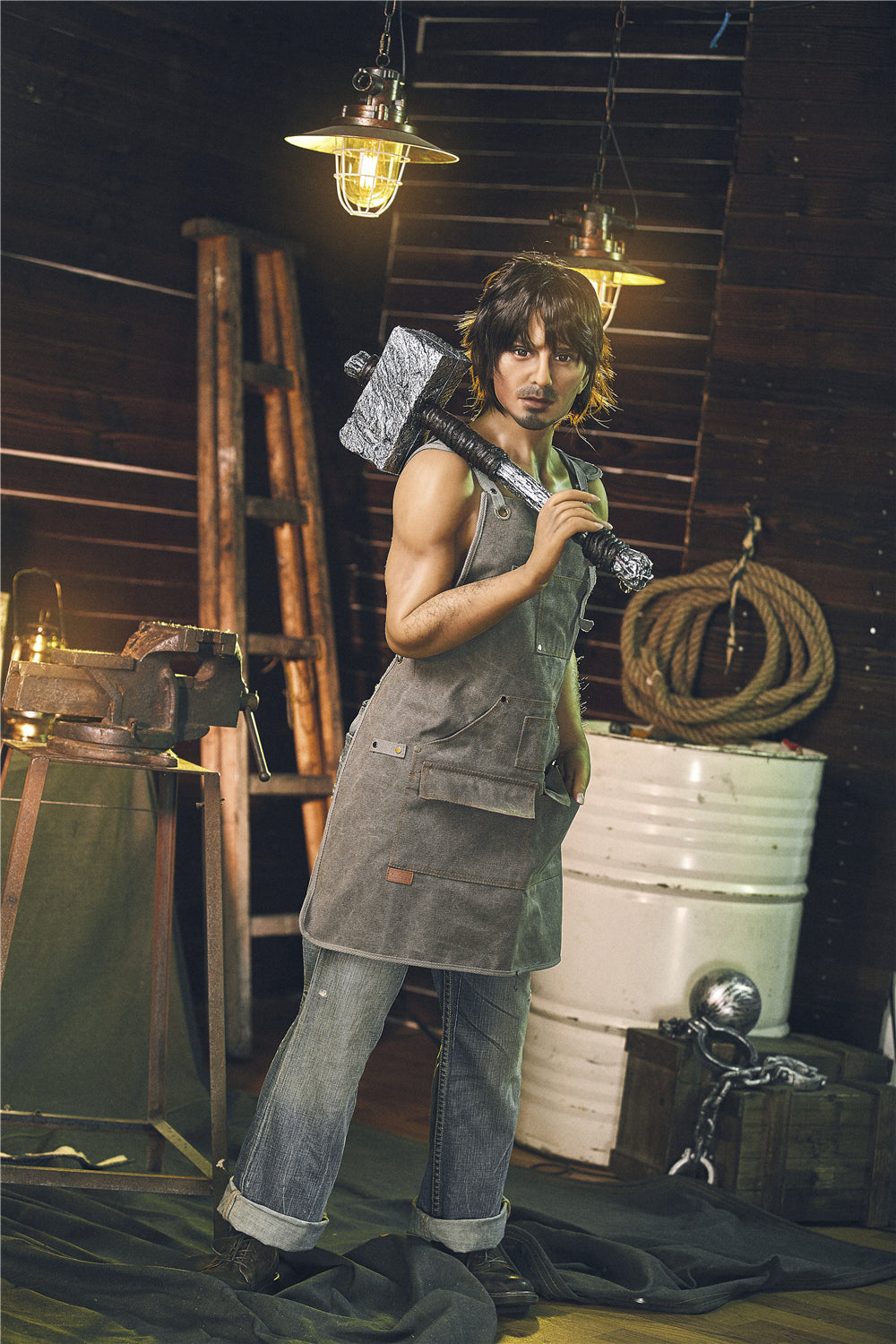 Чоловіча сексуальна лялька Нікола (Irontech Doll 162 см #204 TPE)