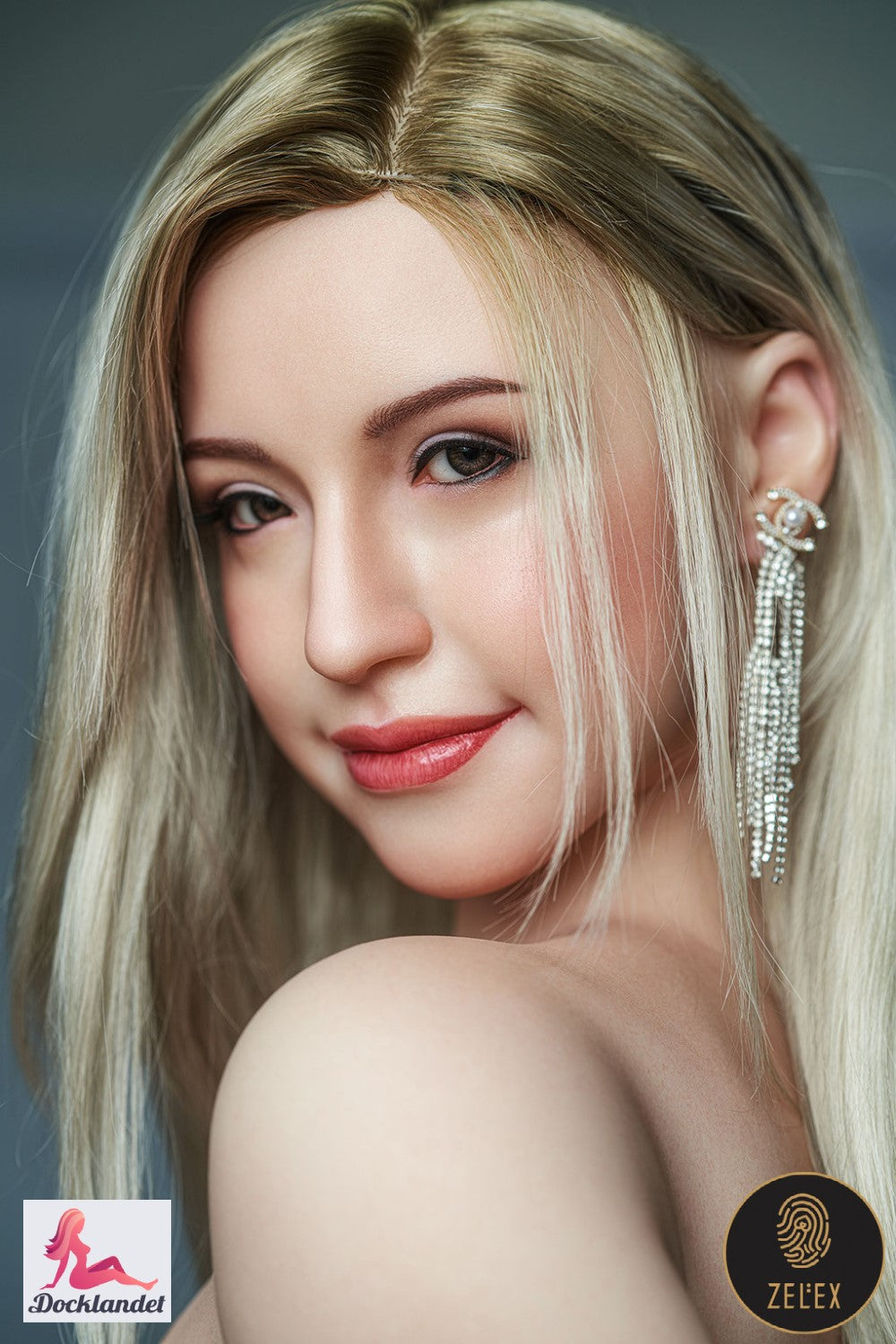 Silicone sex doll Juniper from Zelex Doll. 165 cm pikkune silikoonist seksnukk rinnasuuruse F tassi ja peaga GE86-1. Zelex silikoon real doll.