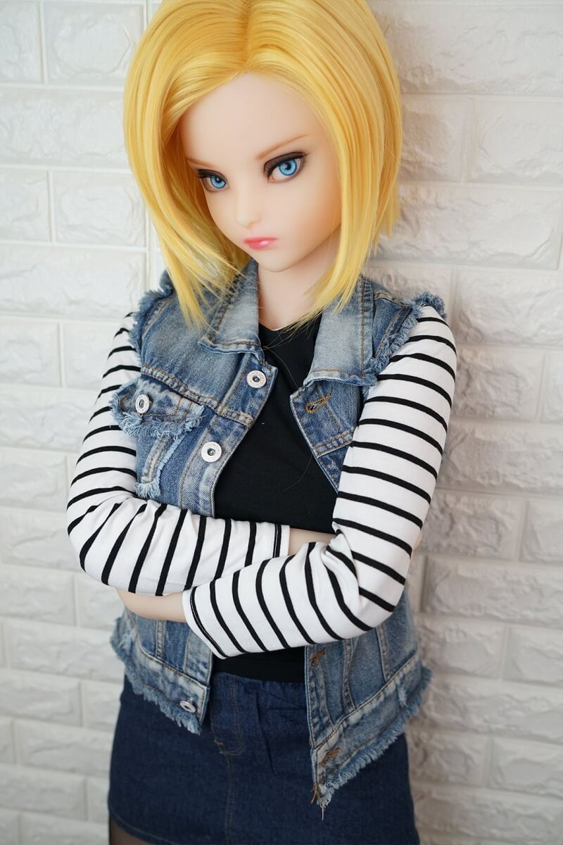 Lazuli Android 18 sexpuppe (Irokebijin 140cm E-cup TPE/Silikon)